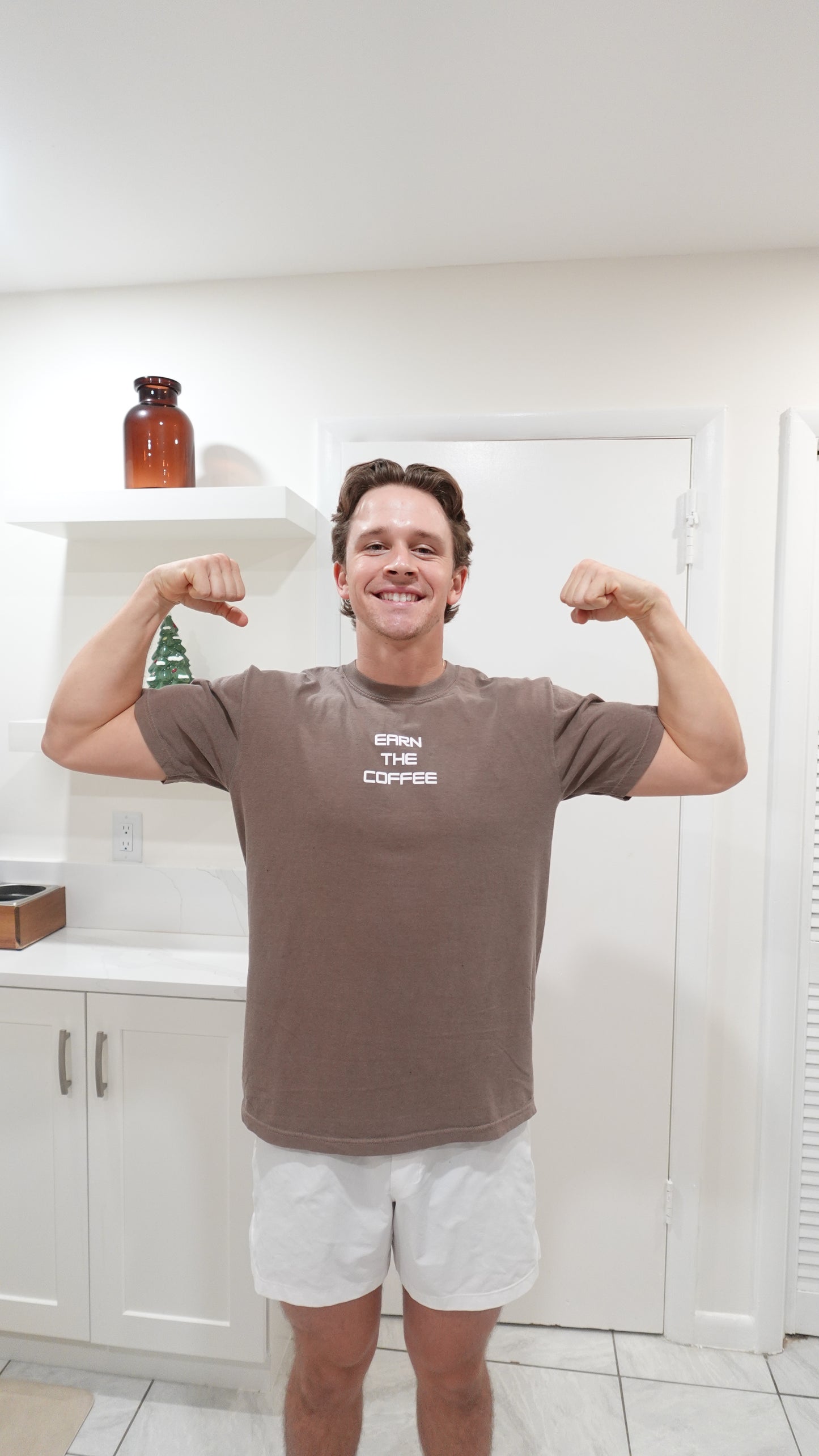 EARN THE COFFEE - ESPRESSO T SHIRT